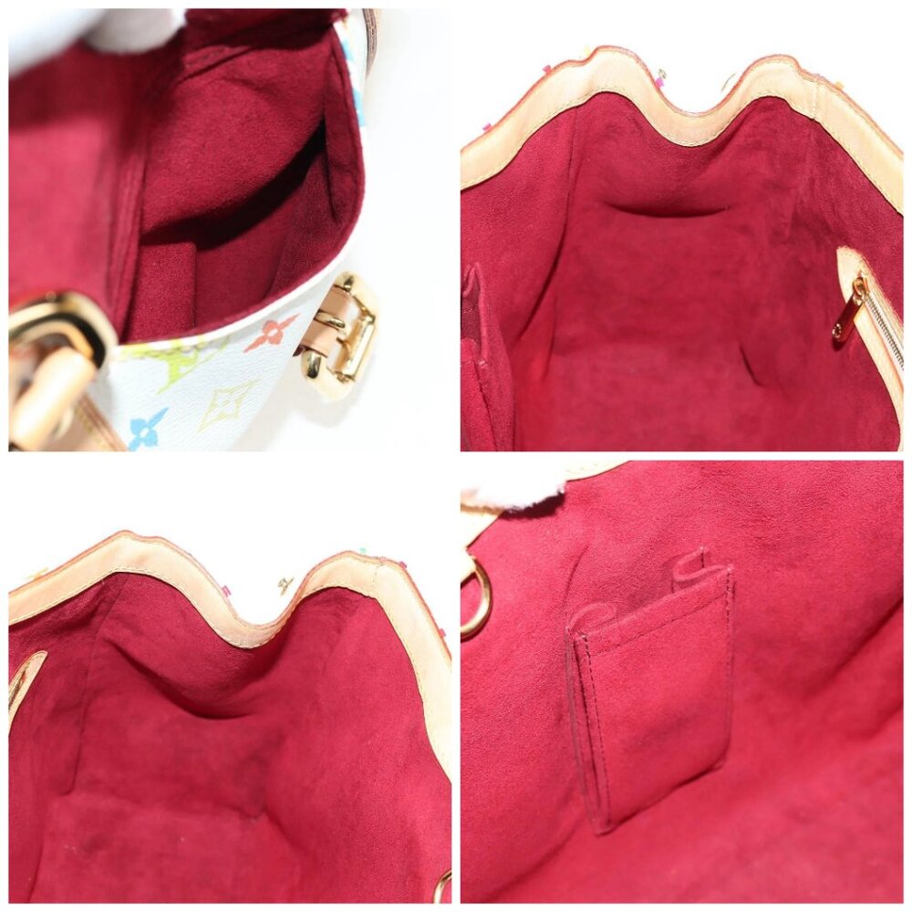 LOUIS VUITTON Monogram Multicolor Aurelia MM Tote Bag White M40094 Auth ka465V - Picture 16 of 16